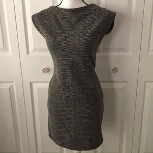 Zara cap sleeve gray dress small